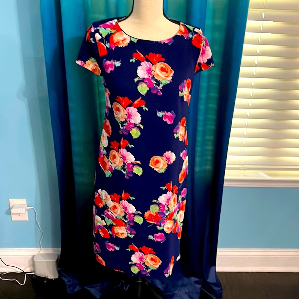 Blue Floral Dress